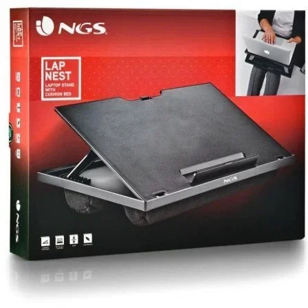 NGS Lapnest Soporte Portátil Multifuncional hasta 15.6 pulgadas NGS Lapnest Soporte Portátil Multifuncional hasta 15.6 pulgadas